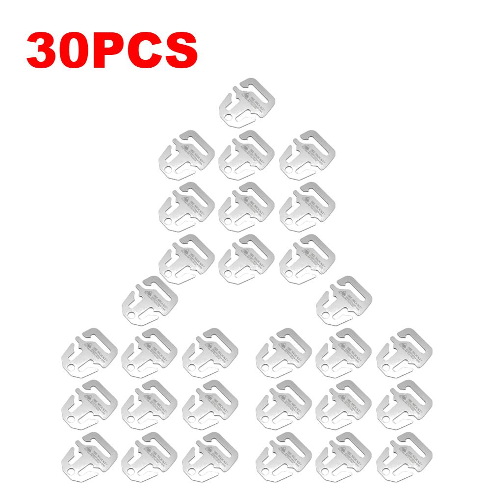 5-50 Stück Markisenbefestigungsschnalle Edelstahlanker Markisenbefestiger Winddichte Zeltplane Anker-Schnalle Outdoor Campingzubehör