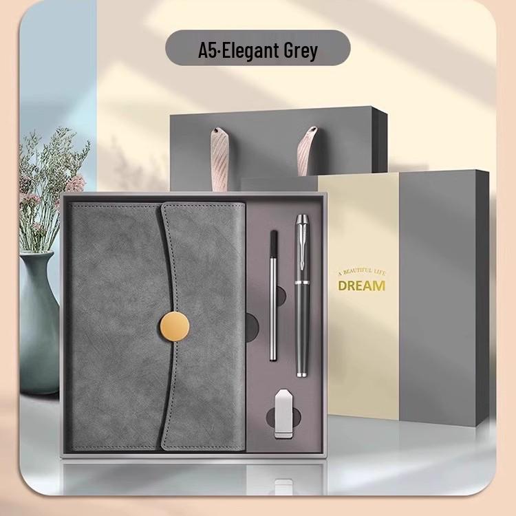 2026 Year of the Horse Business Notebook Gift Set: Custom Corporate Meeting Record and High-Value Souvenir