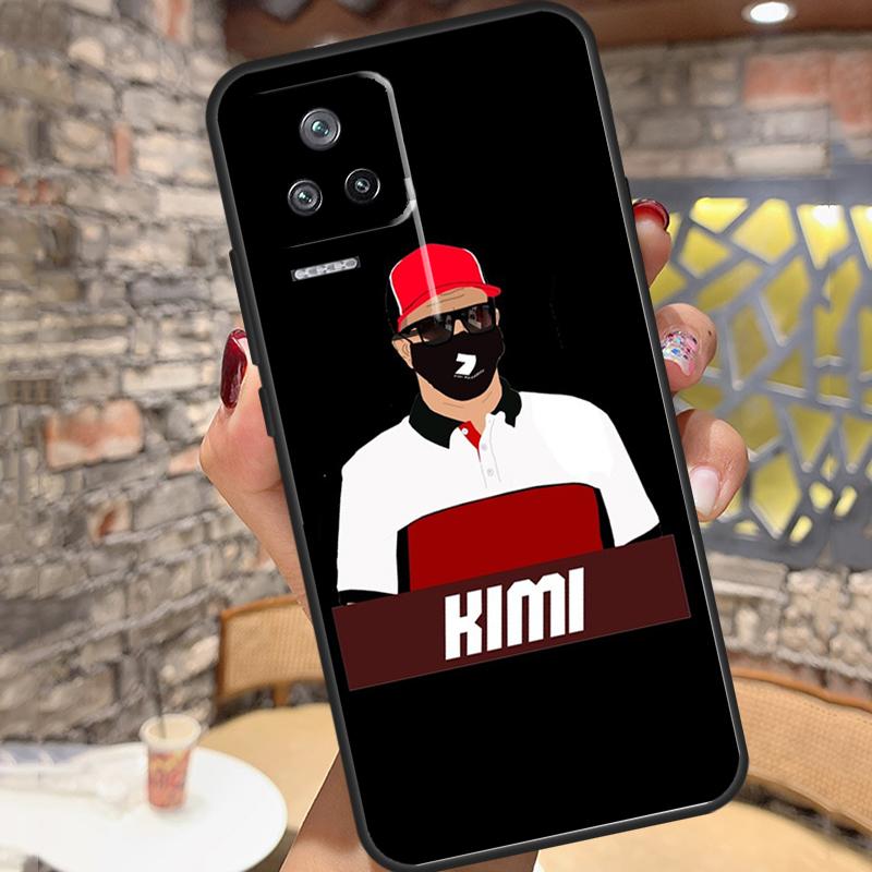 Kimi Raikkonen Case For Xiaomi 14T Pro 13T 11T 12T 13 14 15 Ultra POCO X6 X7 Pro X3 X5 M6 F5 F6 Pro Cover