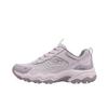 Outdoor Womens Mesh Synthetic Leather Round Toe Lace-Up Low-Top Training Shoes Women Sneakers 180378-LAV