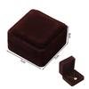 Rounded Flannel Jewelry Box for Rings, Earrings, Pendants, Bracelets, Bangles, and DIY Packaging.