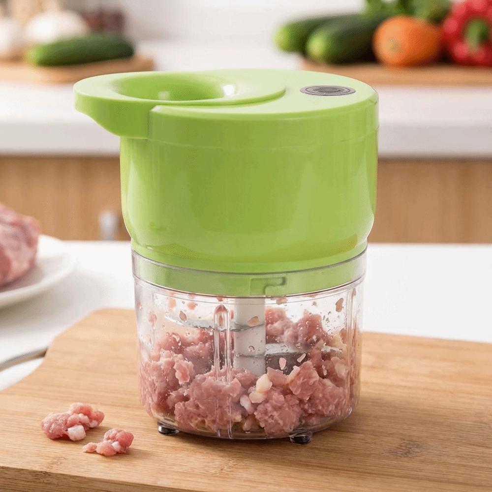 Detachable Food Processor Wireless Vegetable Grinder Easy Clean Mini Meat Grinder  Apartments