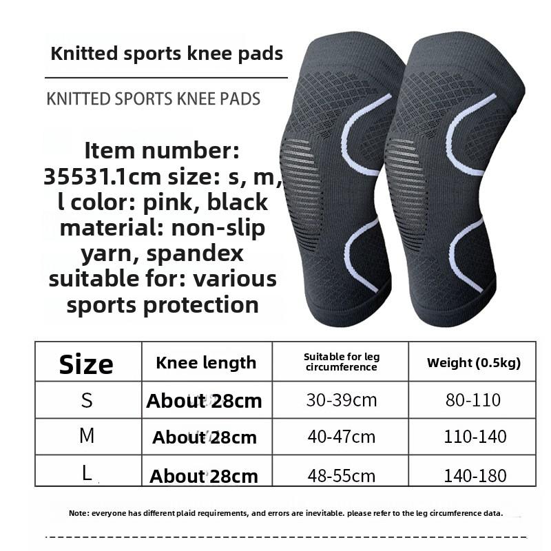 Sports Knee Pads Summer Thin Knee Pads To Keep Warm Basketball Men's and Women's Breathable Knee Pads Summer Outdoor Sports Knee Pads