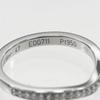 CARTIER Ballerina curve Ring Pt950Platinum/diamond #4.1(US Size) 2.87g Women Used