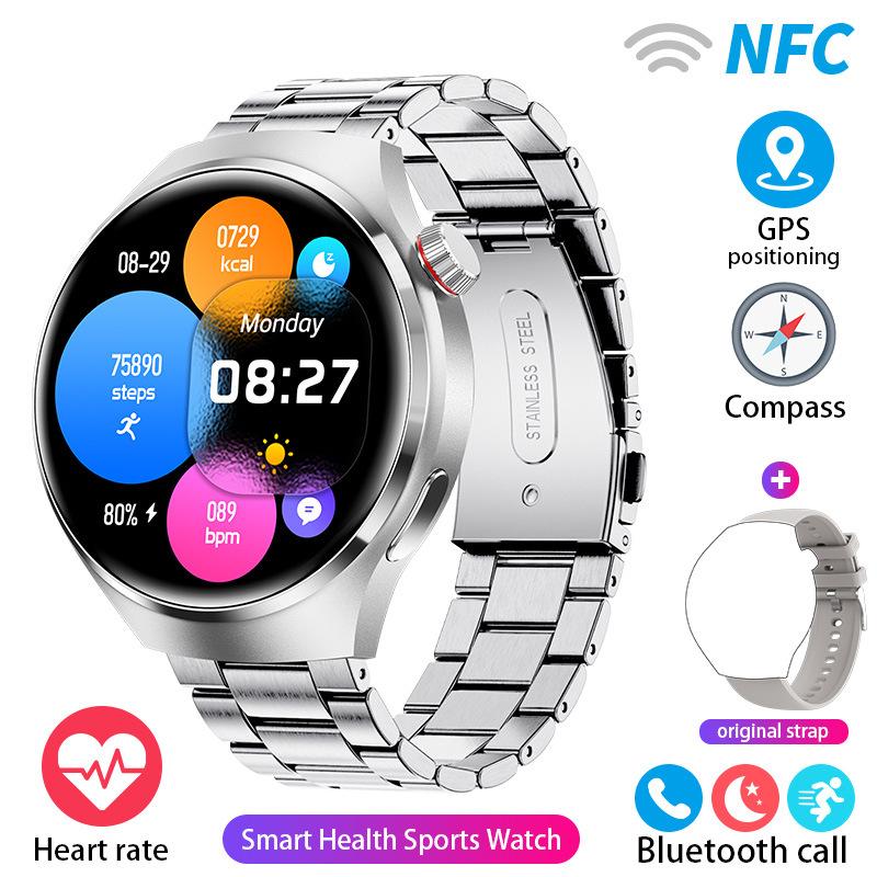 Smartwatch GPS 1,53 Zoll großer Bildschirm Smart Watch Sportmodus Remote-Kamera Bluetooth-Anruf Smart Watch