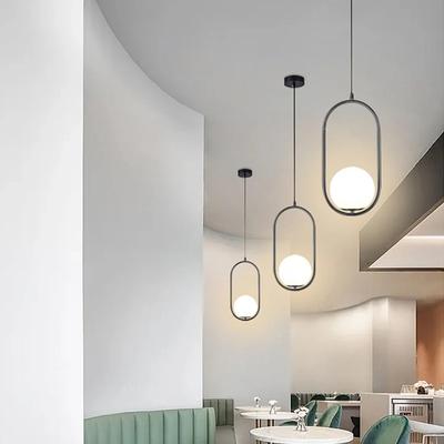 LED-Hängeleuchte Esszimmer Pendelleuchte Luminaure Hängelampe Decken Dekoration Schlafzimmer Wohnzimmer Glaskugel Kronleuchter Beleuchtung