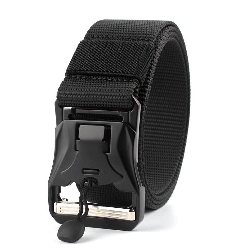 Tactical Nylon Belt with Magnetic Quick-Release Buckle