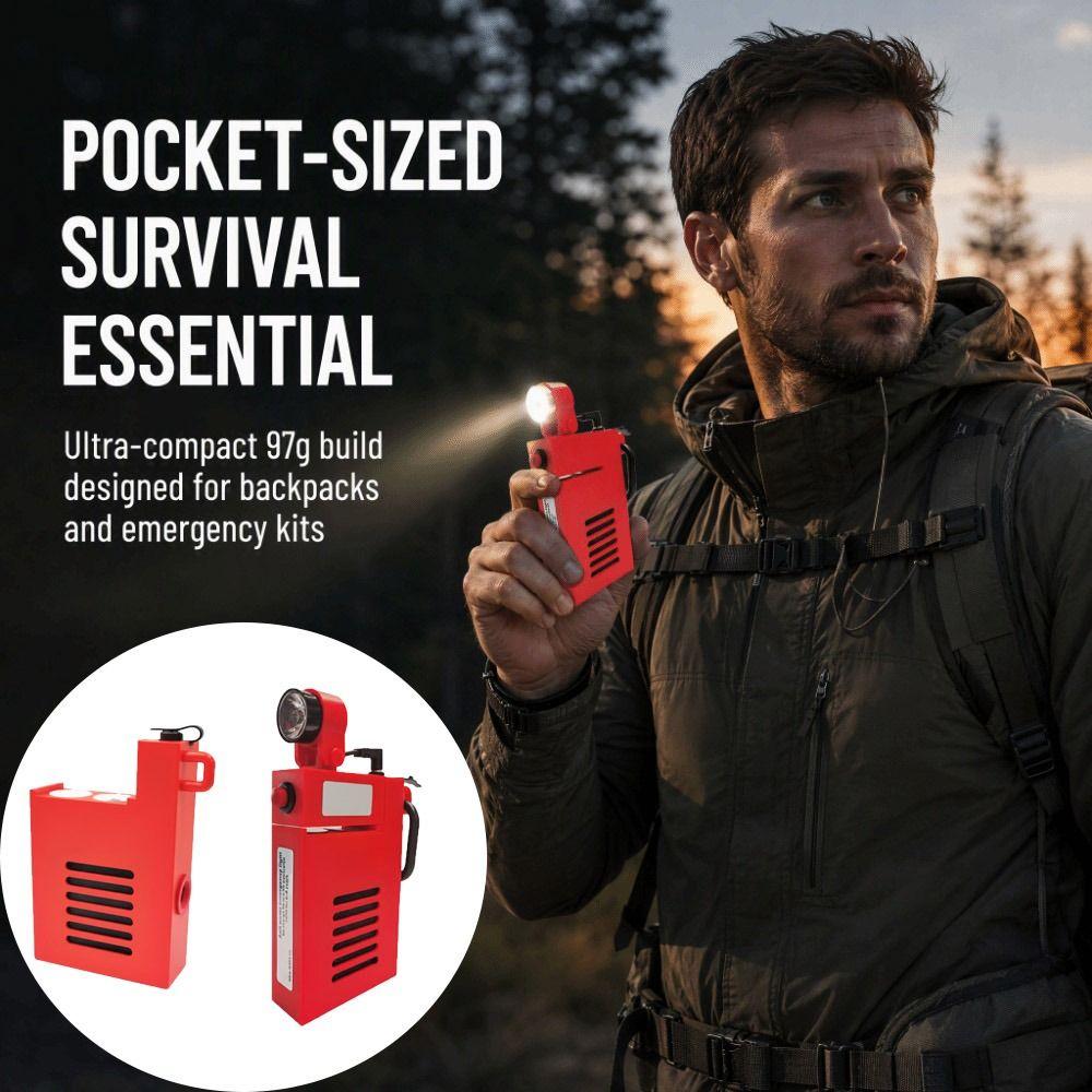 Portable Portable Emergency Light Battery-Free Camping Light Outdoor Lighting  Outdoor Use