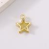 5pcs Cute Crystal Star Pendant Charms for Jewelry Making Earrings Bracelet Necklace DIY Handmade Accessories