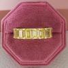 Luxury Zircon Gem Diamond Band Ring with Niche Appeal