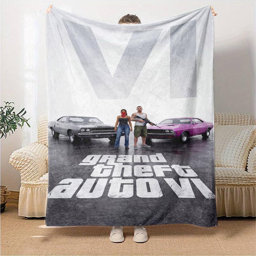 Gta Blanket Ultra-Soft Perfect for Bed Bedding Office for All Occasions Digital Print Gifts For Family Or Friends