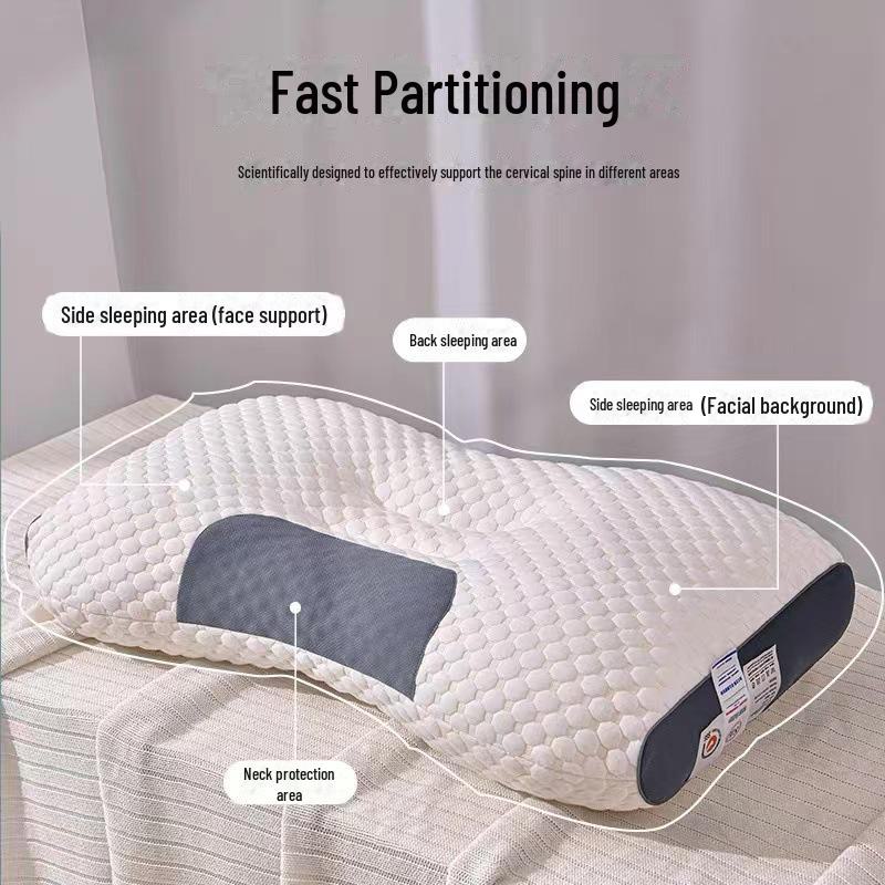 "Water Cube Washable Neck Spa Massage Pillow for Home or Dorm - One Pair"