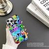 Game Geometry Dash Phone Case For IPhone 17 16 15 14 13 Pro 12 11 Pro Max PLUS Color Back Cover
