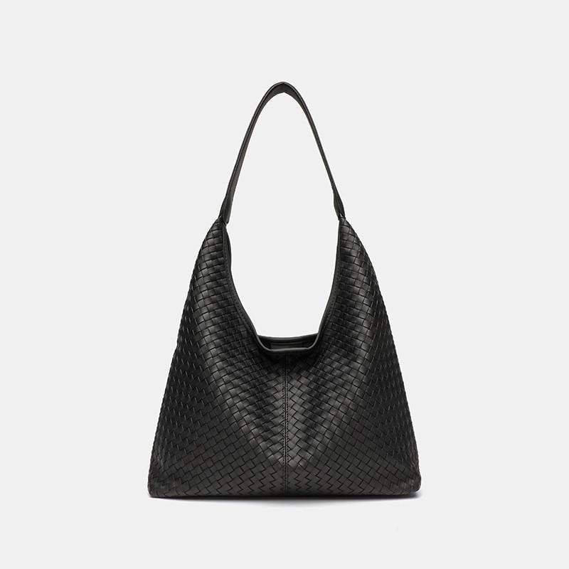 IELGY Ladies Tote Bag - Woven Soft Leather, Ideal for Commuting