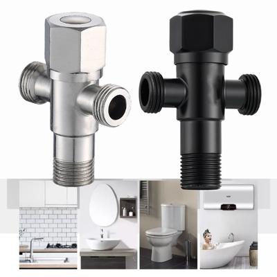 Filettatura esterna in ottone G1/2 con valvola rubinetto interruttore vasca da bagno valvola ad angolo in rame a parete accessori per balcone da bagno