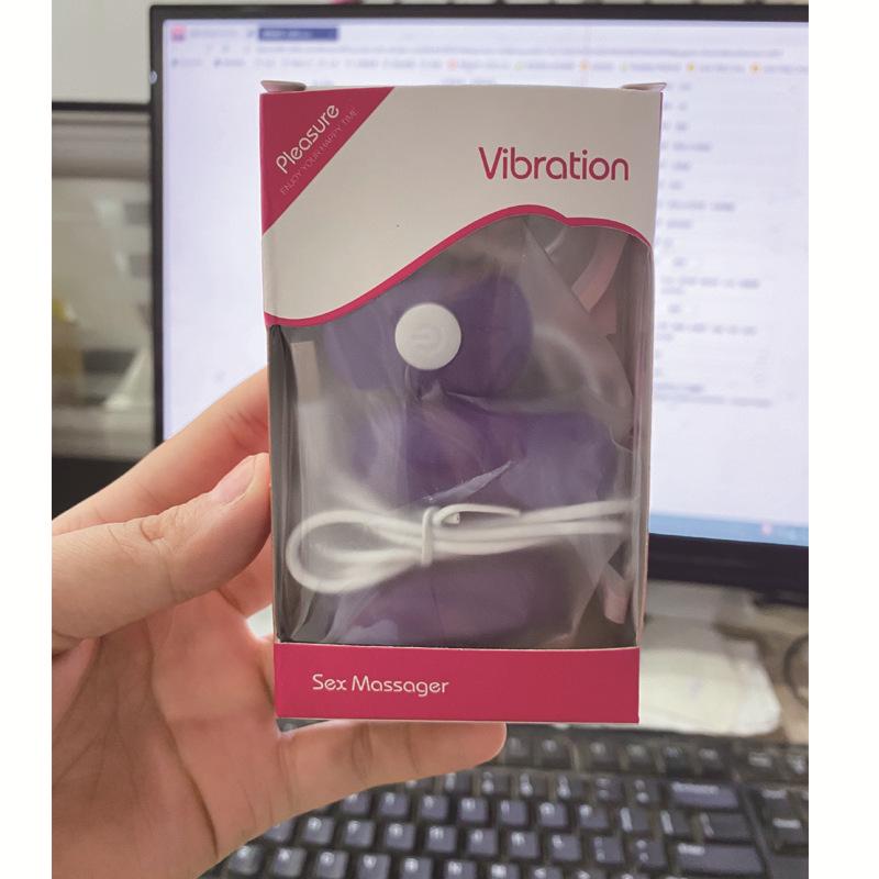 Lailes Podwójny Wibrator USB z Lizaniem Językiem do Samoprzyjemności i Użytku Par