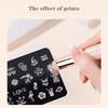 Nail Art Silicone Brush Reusable Universal Mirror Powder Pigment Applying Gradient Shading Pen Easy To Use Nail Brushes Tool