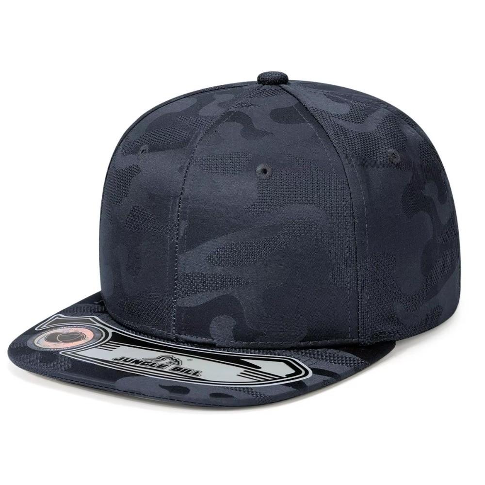 Casual Baseball Cap Cotton Adjustable Trucker Hat Flat Brim Breathable Hip Hop Cap Men Women темно-синий