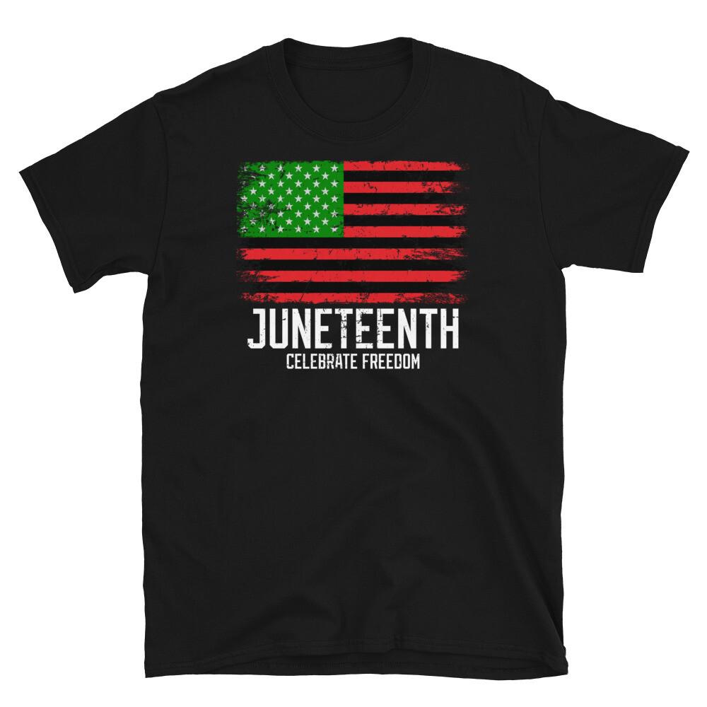 Juneteenth Celebrate Freedom Emancipation Day Short-Sleeve Unisex T-Shirt XL