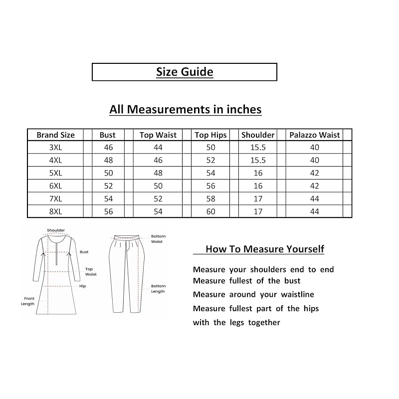 Tissu Donna Plus Cotone Puro Stampato Kurta & Palazzo con Dupatta ( Marrone )