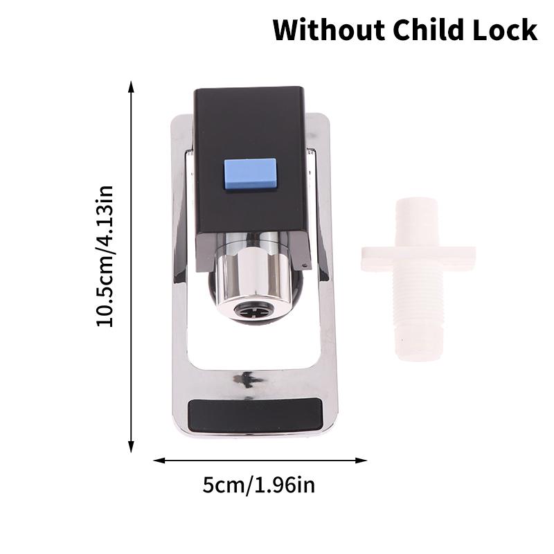 1PCS 4.5/5cm Red Blue Universal Size Push Type Water Dispenser Switch Faucet Hot/Cold Key With Child Lock Tap Replacement Part