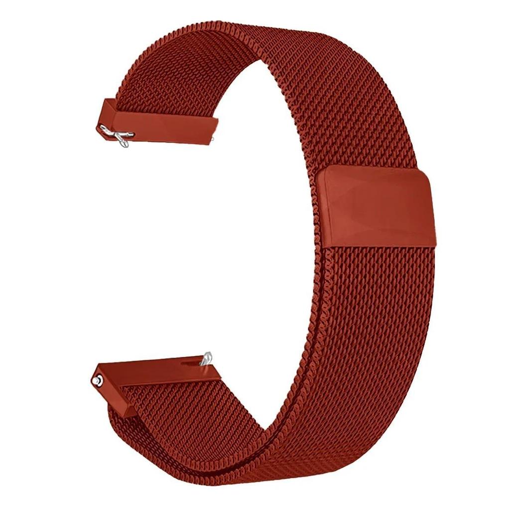 22mm Milanese Loop Strap for Redmi 3 Lite Steel Metal Strap for Xiaomi Active Smart Accessories 20mm Galaxy Watch 6 5 4 40 44mm