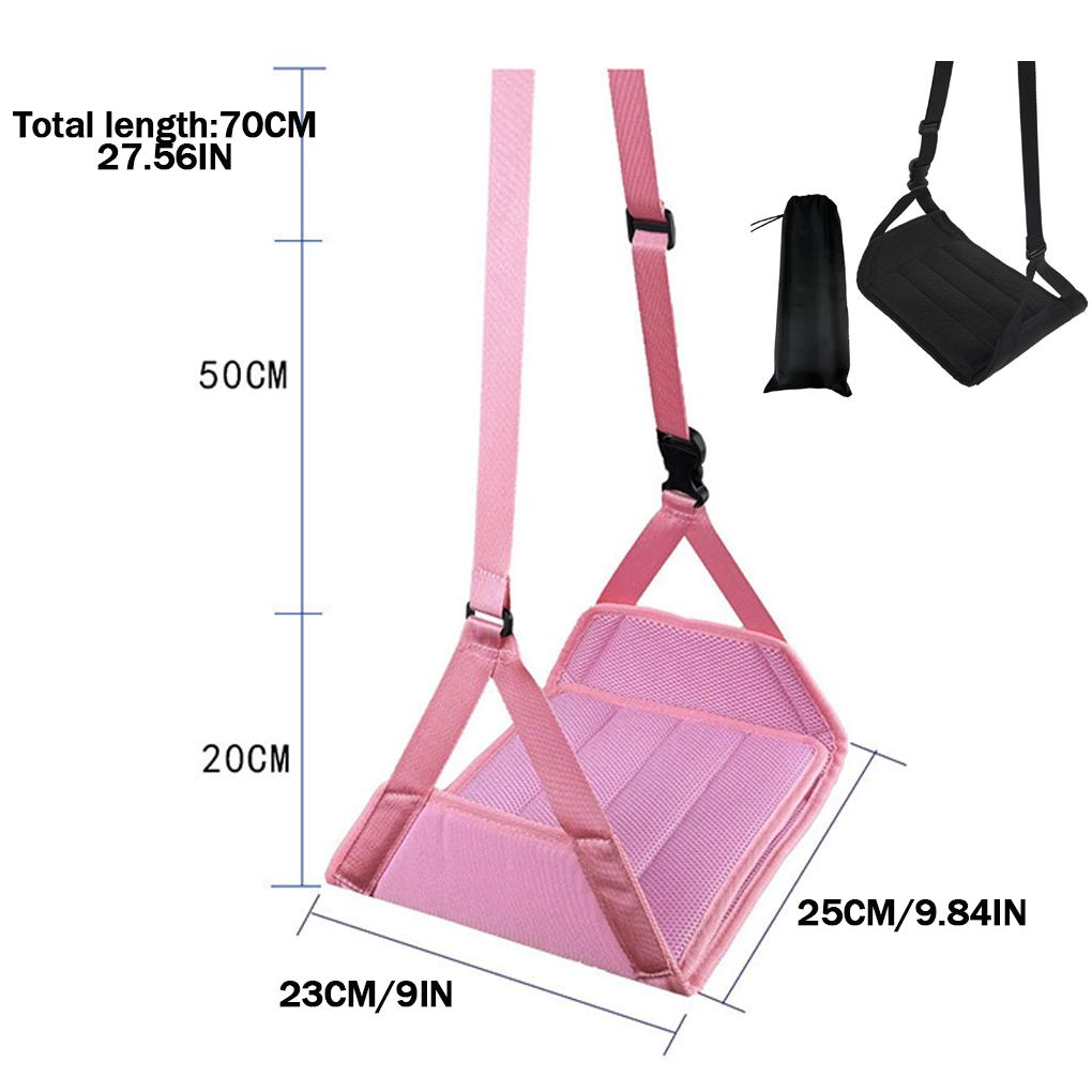 Portable Hanging Foot Hammock Plane Essentials For Long Haul Flights Under Desk Foot Rest