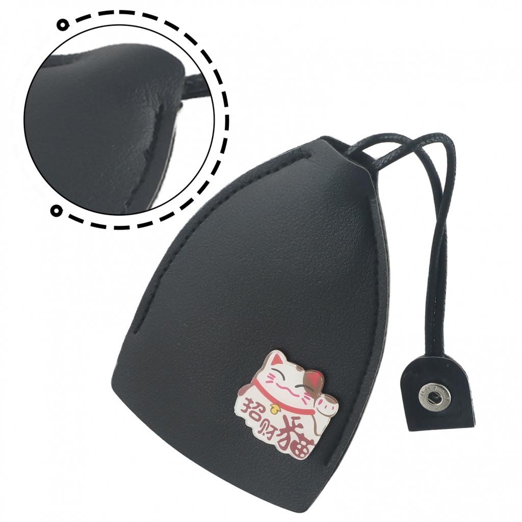 PU Leather Key Sleeve with Ample Space for Car Keys Scratch Design