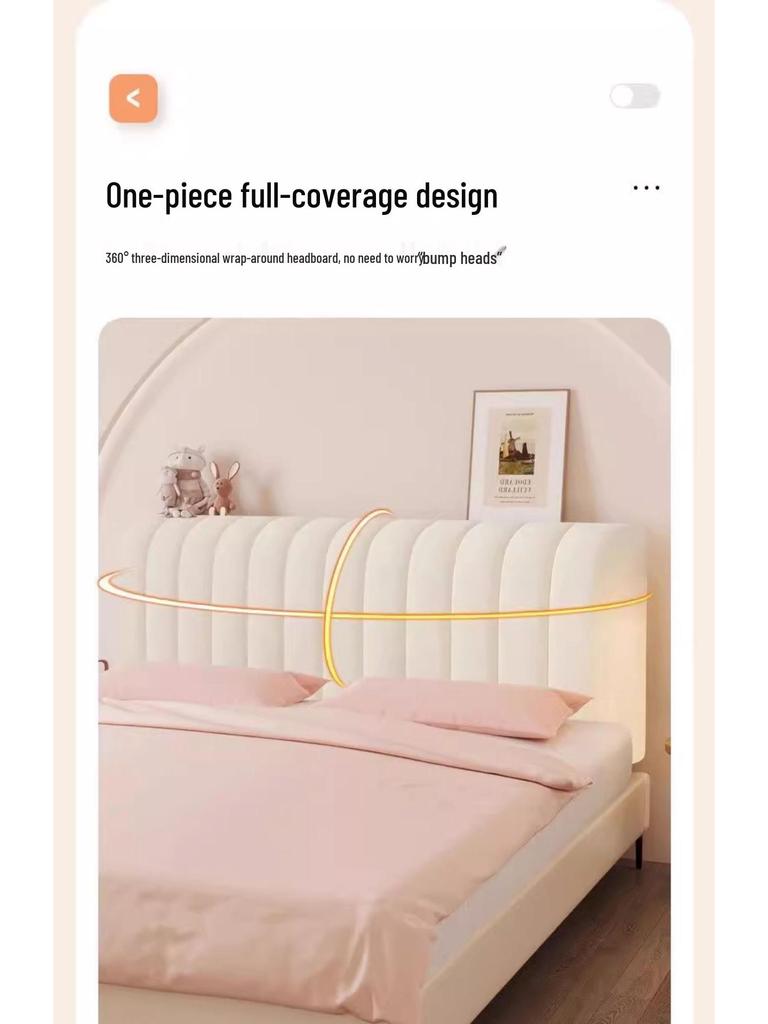 Luxurious Quilted Headboard Cover - 3D Soft Wrap, Full Coverage Dust Protection