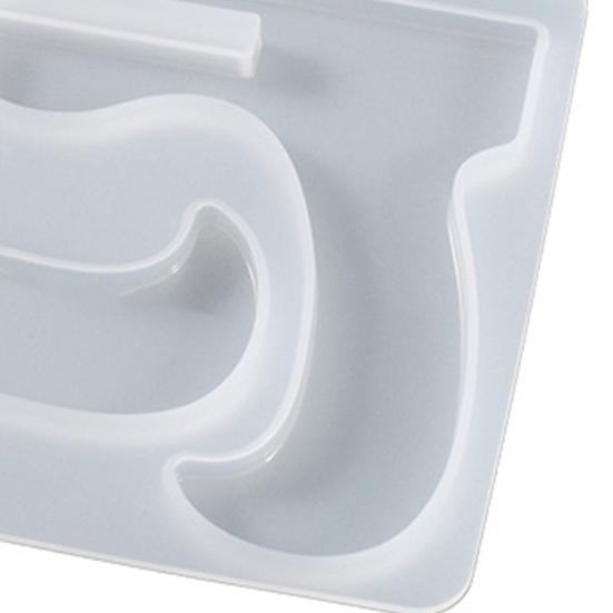 DIY Craft Phone Stand Mold Non-stick Quick Demoulding Easy Clean Casting Tool Reusable Epoxy Resin Casting Mold for Gift