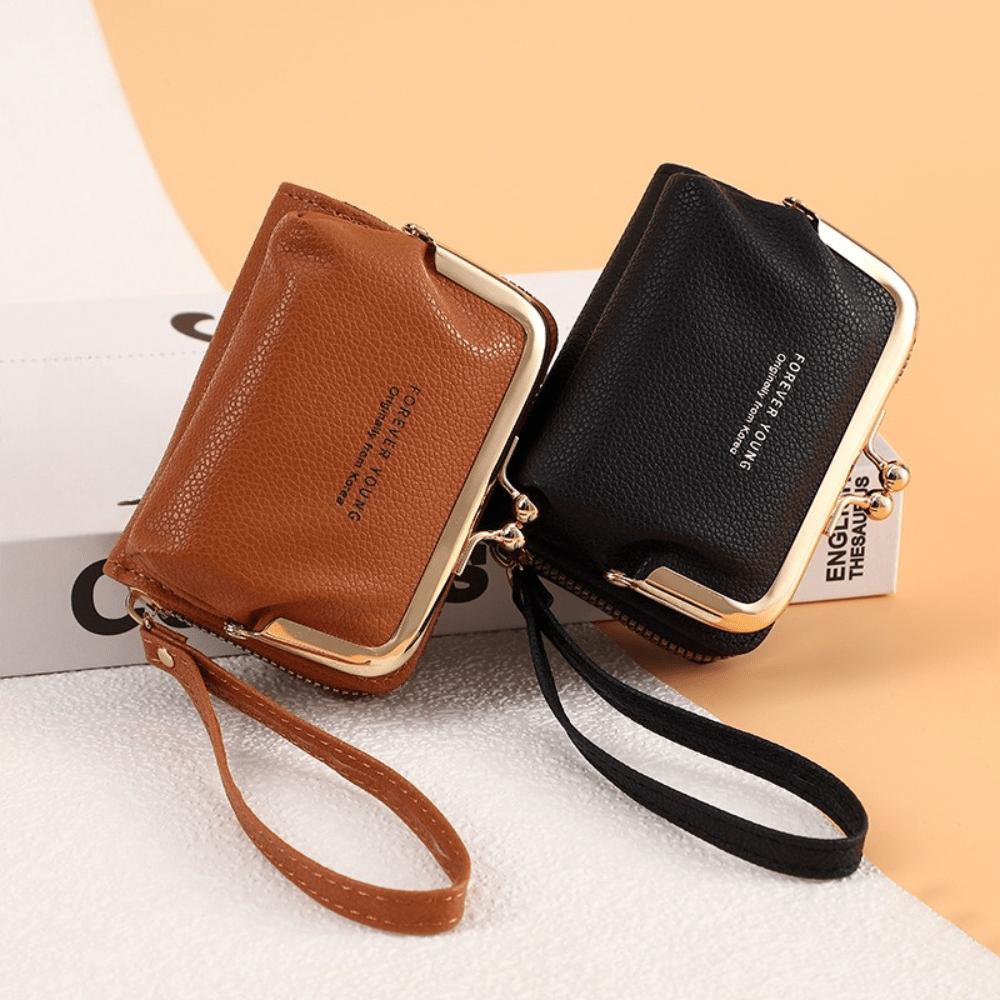 Neue Clip-Tasche, Münzbeutel, Damen-Geldbörse, kurze Multi-Karten-Kartenhülle, vielseitige Hand-Münztasche.