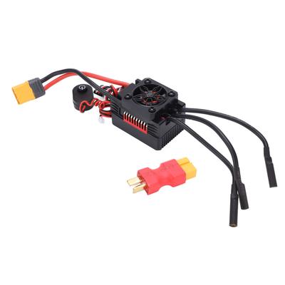 V2 RC Brushless ESC 60A Waterproof Electronic Speed Controller with XT60 To T Connector for 1 10 RC Model