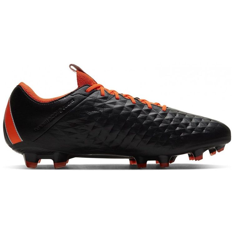 Nike Tiempo Legend 8 Elite FG Nero Arancione Totale Scarpe da Ginnastica da Uomo Bianco CI7587-018
