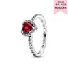 Elevated Red Heart Ring 198421c02