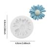 DIY Silicone Candle Mold with Daisy Design, No-Hole and with-Hole Options for Soap, Resin Casting Aromatherapy, Plaster Crafts Home Decor Candle Mold