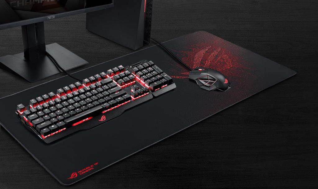 ASUS The ultimate gaming mouse pad with an wide design and an incredibly smooth NC01-1A extra-large, surface.