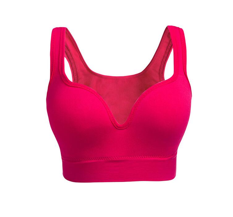Reggiseno Sportivo Senza Fili da Donna Fitness Corsa Canotta Intimo Allenamento in Palestra Top Imbottiti Bralette Traspirante Reggiseno Push Up