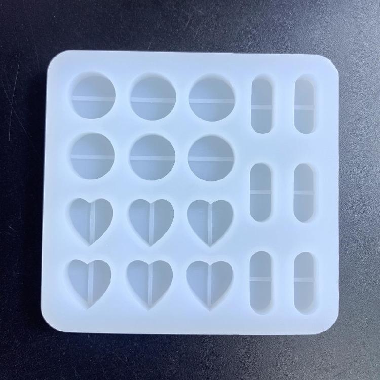 Silikonowa Pusta Forma Wstrząsarki Wypełniacze Forma do Robienia Biżuterii do Odlewania Epoksydowego Rzemiosło Wypełnianie Żywicą Silikonowa Forma Prezenty