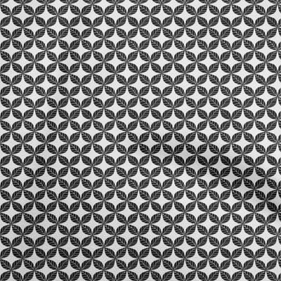 Tecido de algodão flexível preto, blocos asiáticos, projetos de artesanato, tecido de decoração impresso por jarda, 40 polegadas
