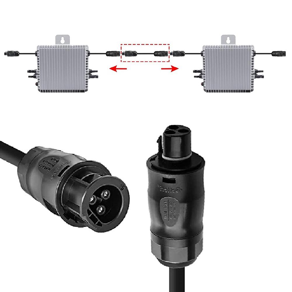 Připojovací kabel s BC01 samicí na zástrčku prodlužovací adaptér pro mikroinvertory