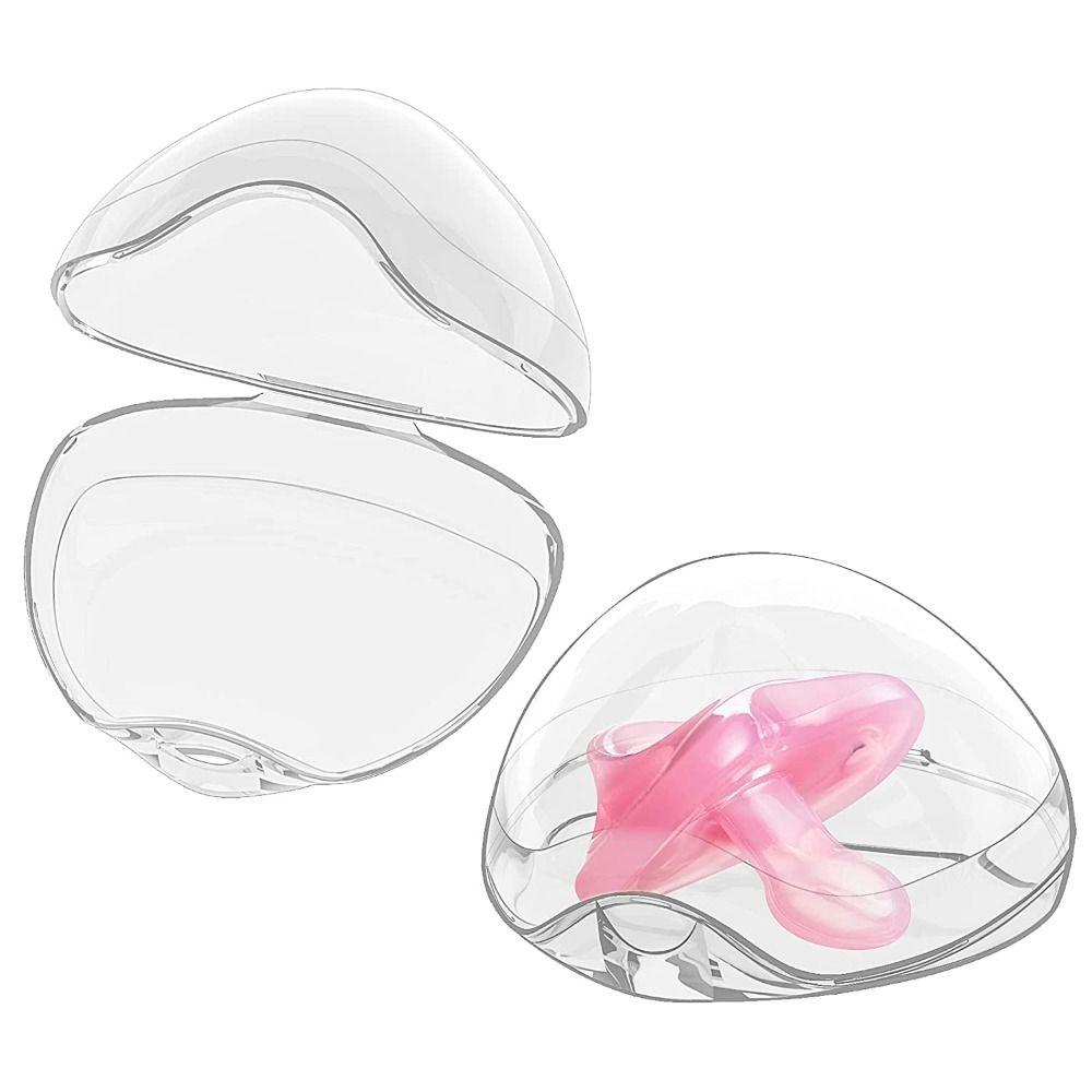 Transparente Reiseaufbewahrung Aufbewahrungskoffer Solide Box Behälter Schnuller Baby