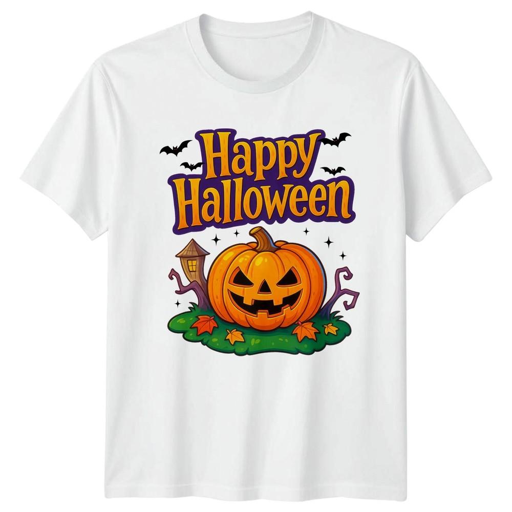 Happy Halloween TShirt Spooky Autumn Halloween Halloween Gift For Him And Her S
