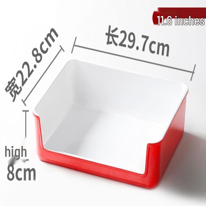 Jingbaodi 11.6-inch Melamine BBQ Serving Platter (2-Pack)