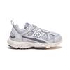 New Balance Nb 878 Leather Low-Top Sports Casual Shoes Kids Sneakers Gray White PV878KNS