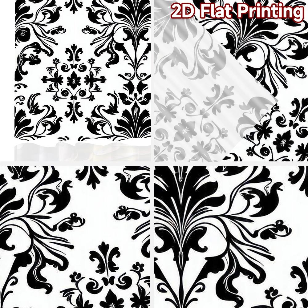 2D flat Photography Backdrop Party Backdrop Black Floral Motifs 100% Polyester Vibrant Reunion for Booth seats and studio