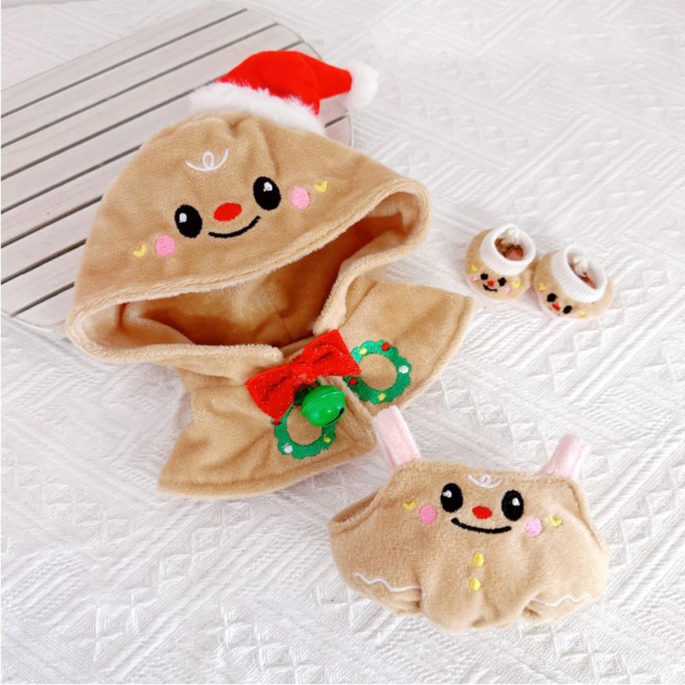 

Милая кукольная одежда, мультяшный миниатюрный костюм, модный комплект одежды для кукол 20 см, кукла BJD коричневый