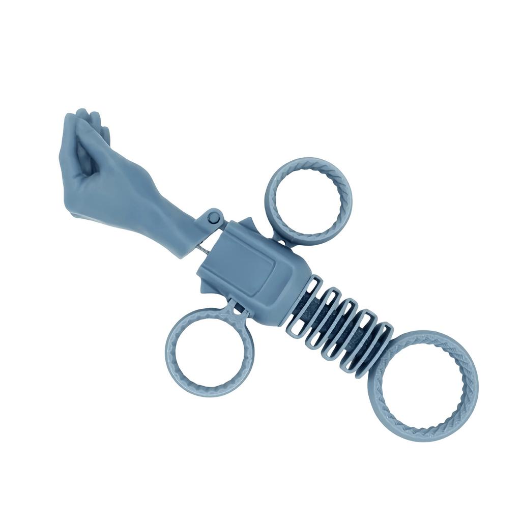 Hand Shaped Spring Toy Stress Relief Fidget Tool Durable Plastic Material Compact Size for Office Desk or Home Use