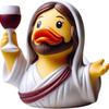 Jesus Duck and Mary Duck StatuesHome Garden Desk Decorations Handicrafts Gifts