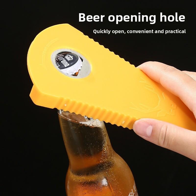 Canned Food Opener - Multi-functional Can Opener, Anti-slip Cap Opener, Saves Much Effort In Opening The Cap, Rotary Cap Opener
