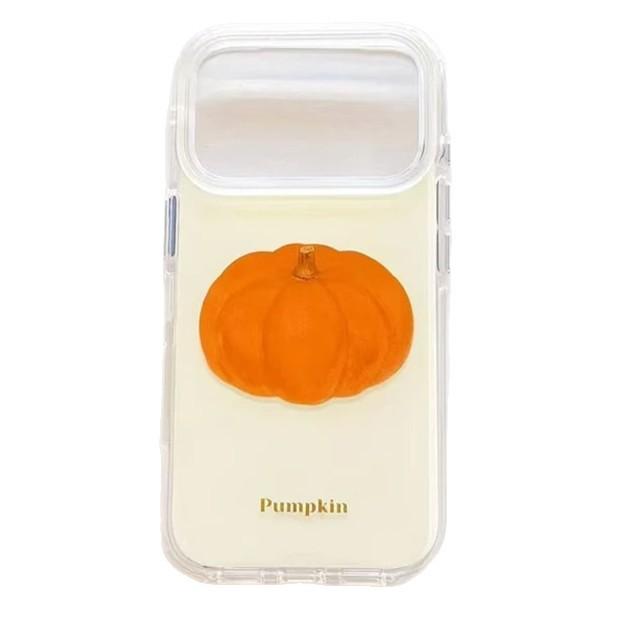 Internet celebrity pumpkin is suitable for Apple 17Promax mobile phone case IP16 large hole IMD15Pro simple 14 personalized new models